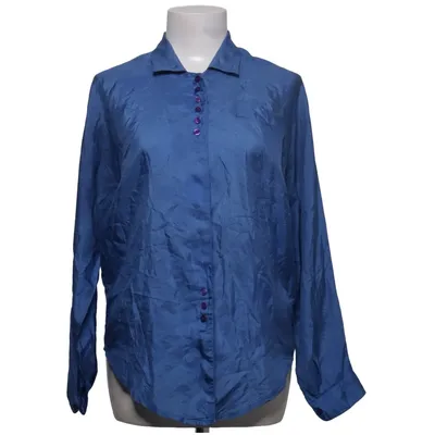 Bluse (Blau) von Lace Seide