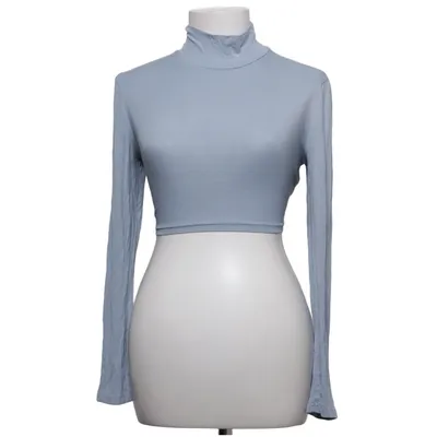 Crop top (Blauw) van The Girl Who Elastaan, Viscose