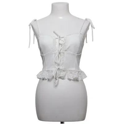 Crop top (Wit) van Gina Tricot
