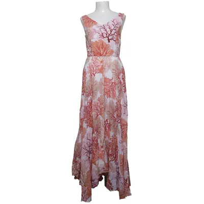 Robe longue (Blanc, Multicolore) de Antica Sartoria Coton