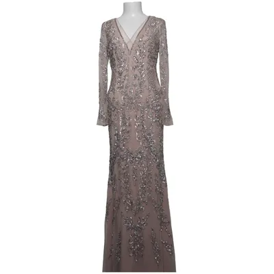 Avondjurk (Beige, Zilver) van Adrianna Papell Polyester