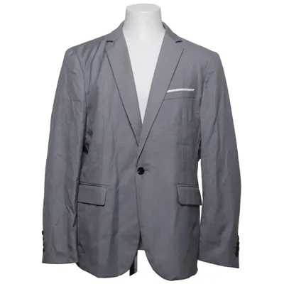 Blazer (Gray) from Coofandy Polyester, Viscose