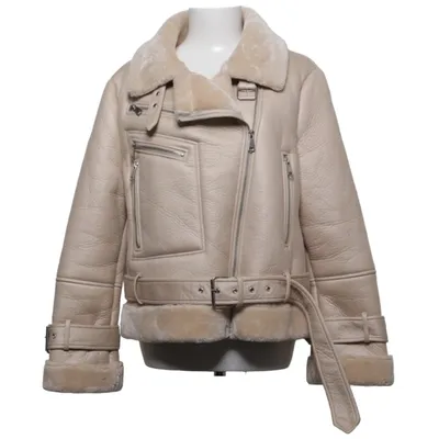 Veste en peau de mouton retournée (Beige) de Hollies Fausse fourrure, Polyester
