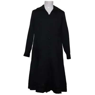 Shirt dress (Black) from Petri Comfort Polyester