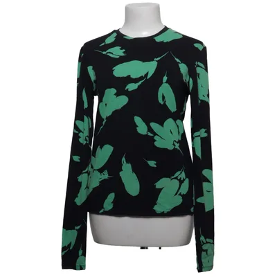 T-shirt à manches longues (Noir, Vert) de COS Élasthane, Lyocell