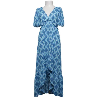 Wikkeljurk (Blauw, Wit) van Springfield Elastaan, Polyester
