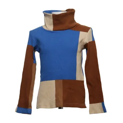 Pul à col roulé (Beige, Bleu, Marron, Multicolore) de BABA Élasthane, Coton biologique