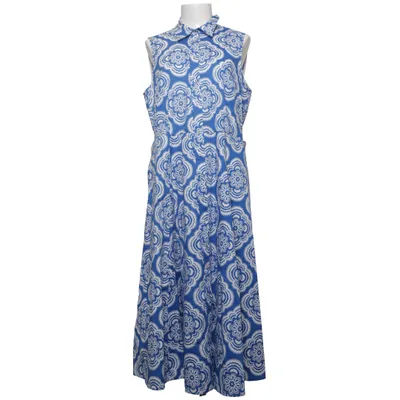Jurk (Blauw, Wit) van Boden Katoen, Elastaan