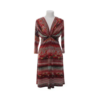 Långklänning (Röd, Flerfärgad) från Ilse Jacobsen Elastan, Polyester