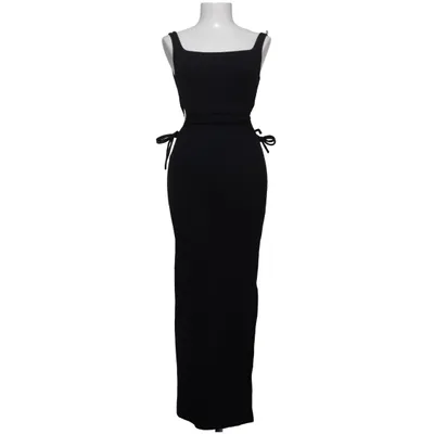 Robe longue (Noir) de Dilvin Coton, Élasthane