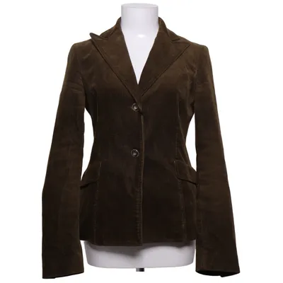 Blazer (Bruin) van Alberto Biani Katoen, Elastaan