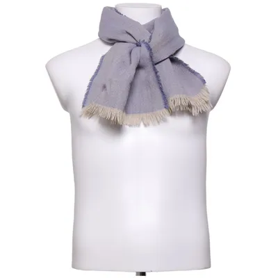 Sjaal (Blauw, Grijs) van Kenzo Homme Wol