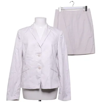 Jakkesæt med nederdel (Beige) fra ESPRIT Collection Bomuld, Elastan, Polyester