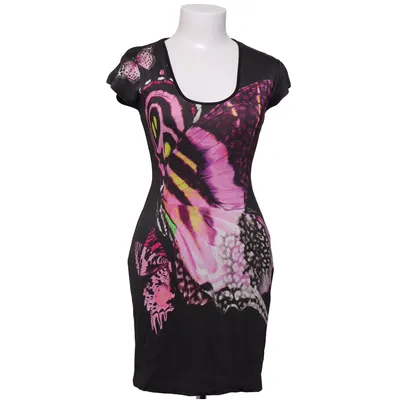 Dress (Black, Multicolored) from Just Cavalli Elastane, Viscose