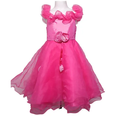 Blomsterpigekjole (Pink) fra Nice Tops Polyester
