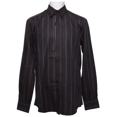 Chemise (Marron) de Dolce & Gabbana Coton, Soie