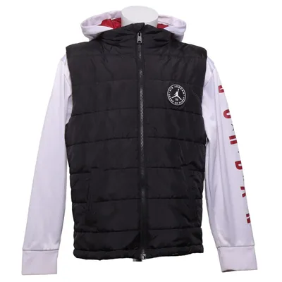 Jacket (Black, White) from Jordan Polyester