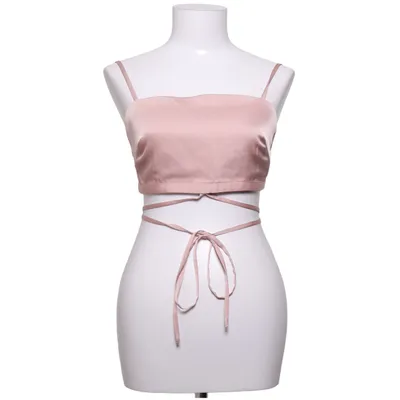 Crop top (Rosa) från Chloé Schuterman by Nathalie Schuterman Polyester