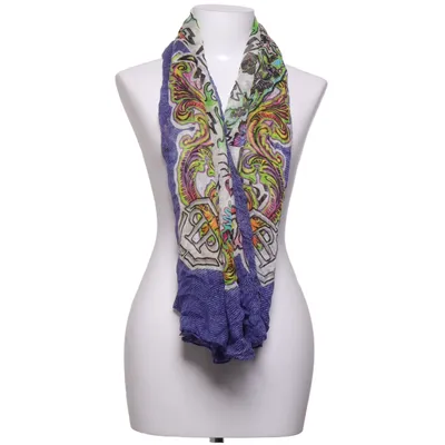 Sjal (Vit, Blå, Flerfärgad) från Philipp Plein Modal, Silke