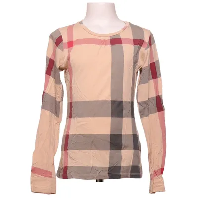 Long sleeve T-shirt (Beige, Multicolored) from Burberry Cotton, Modal
