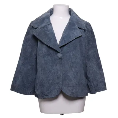 Veste en cuir (Bleu) de AMI