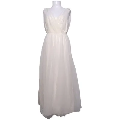 Robe de mariée (VIENRICA V-NECK S/L ANKLE DRESS/DC) de VILA Polyamide