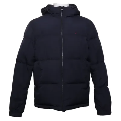 Dunjakke (Blå) fra Tommy Hilfiger Dun, Fjer, Polyester