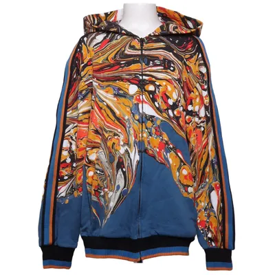 Capuchon sweater (Blauw, Meerkleurig) van Dolce & Gabbana Katoen, Elastaan