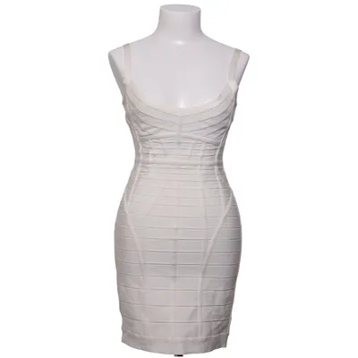 Cocktail dress (White) from Herve Leger Elastane, Polyamide, Viscose