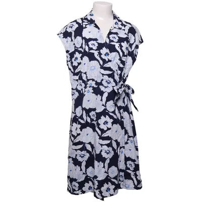 Wrap dress (Blue, White) from Tommy Hilfiger Cotton, Polyester