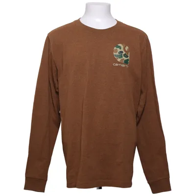 Långärmad t-shirt (Brun) från Carhartt Bomull, Polyester