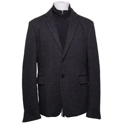 Jacke (Grau) von Prada Linea Rossa Baumwolle, Elasthan, Polyamid, Polyester, Wolle