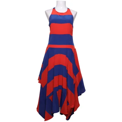 Maxi jurk (Blauw, Oranje) van Stella McCartney Zijde