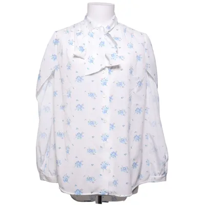 Blouse lavallière (Blanc, Multicolore) de Balenciaga Polyester