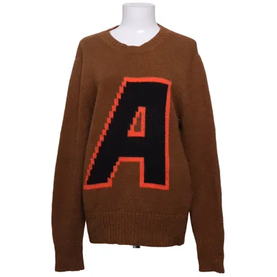 Sweater (Brown, Black, Orange) from AMI Alpaca wool, Merino wool, Polyamide
