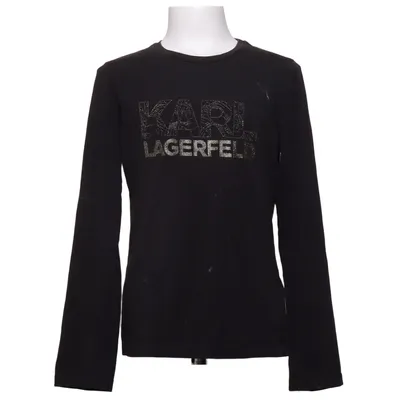 Long sleeve T-shirt (Black) from Karl Lagerfeld Kids Cotton, Elastane, Modal