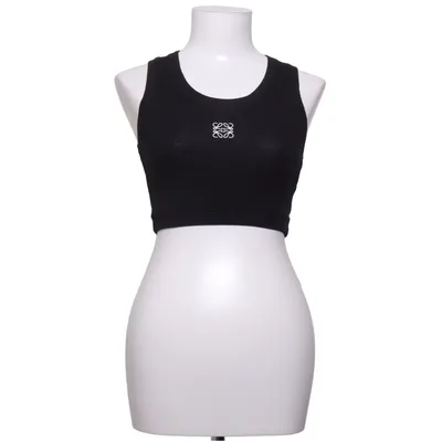 Crop top (Noir) de Loewe Coton, Élasthane