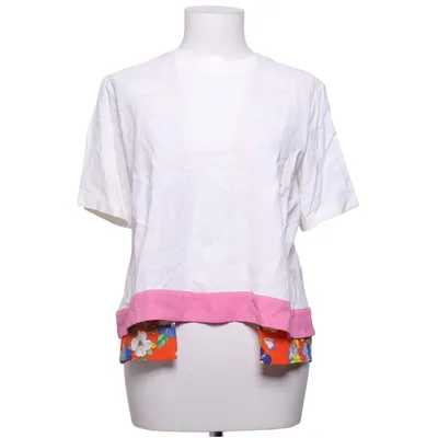 Top (White, Multicolored) from MSGM Milano Acetate, Viscose