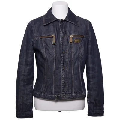 Spijkerjas (Blauw) van Dolce & Gabbana Katoen, Leer