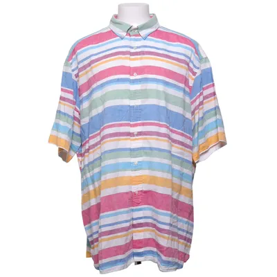 Kortärmad skjorta (Vit, Flerfärgad) från Tommy Hilfiger Bomull, Linne