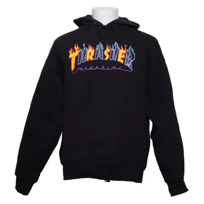 Huvtröja (Svart) från Thrasher Bomull, Polyester
