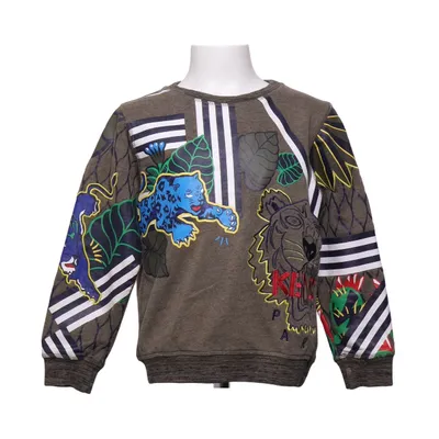 Collegetröja (Grön, Flerfärgad) från Kenzo Kids Bomull