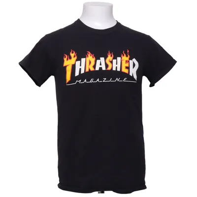 T-shirt (Black) from Thrasher Cotton