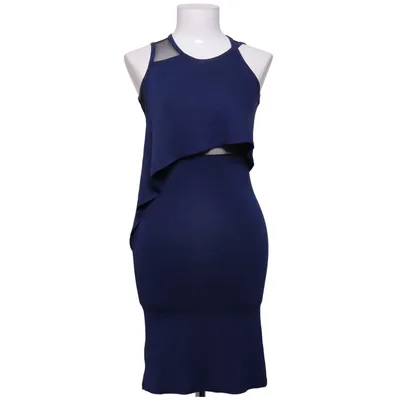 Klänning (Blå, Svart) från Alexander McQueen Elastan, Polyester, Viskos