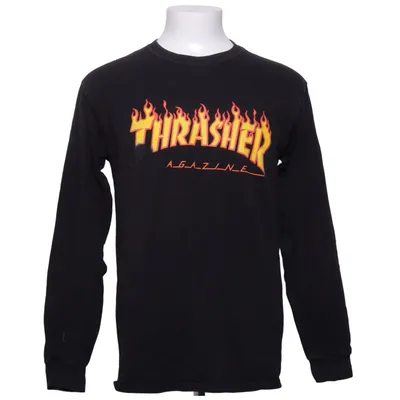 Långärmad t-shirt (Svart) från Thrasher Bomull