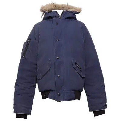 Down jacket (Blue) from Canada Goose Cotton, Down, Polyamide, Polyester