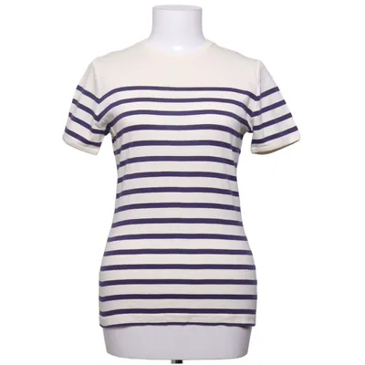 T-shirt (Blanc, Bleu) de Jean Paul Gaultier Coton
