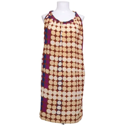 Robe dos-nu (Marron, Multicolore) de Marni at H&M Soie
