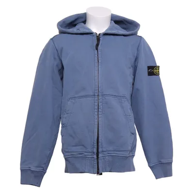 Sweat à capuche (Bleu) de Stone Island Junior Coton
