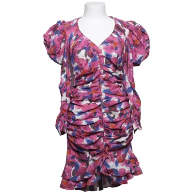 Jurk (Roze, Blauw, Wit, Meerkleurig) van Isabel Marant Elastaan, Zijde, Viscose
